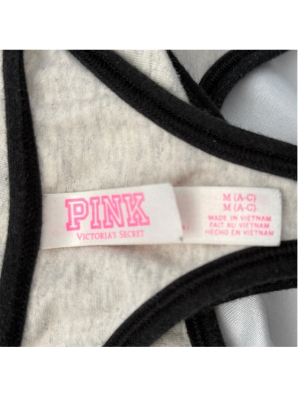 Victoria's Secret PINK Sports Bra Medium USA Flag Racerback - Picture 4 of 4